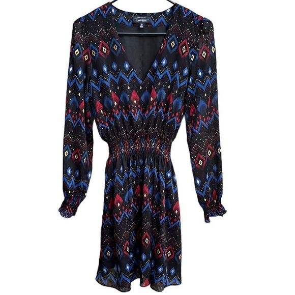 Like New Anthropologie & Other Stories Ikat Print Dress Size 2 - Picture 2 of 10